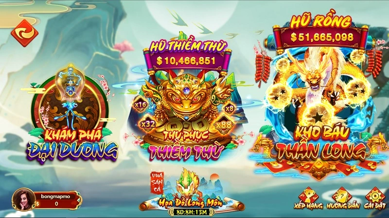 Bắn Cá Sunwin Chinh Phục Đại Dương Nổ Hũ Thưởng Khủng 2 Đồ họa 3d sắc nét, tạo ấn tượng mỗi khi chơi bắn cá Sunwin