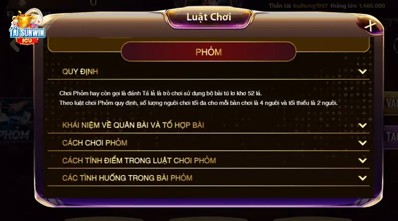 Luật Chơi Game Phỏm Sunwin Đặc Sắc, Dễ Hiểu Cho Người Mới 4 Sunwin đề cập rõ ràng thể lệ chơi của game bài phỏm