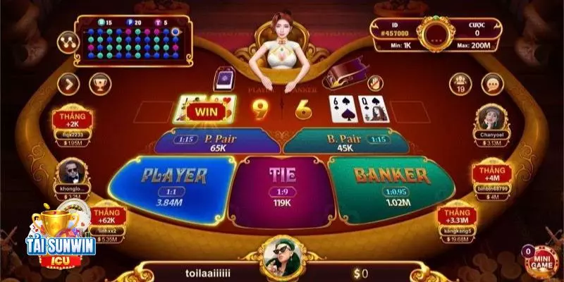 Baccarat sunwin - Tựa game đỉnh cao đón đầu xu thế mới 2 Baccarat sunwin là tựa game lấy ý tưởng từ các trò chơi bài truyền thống