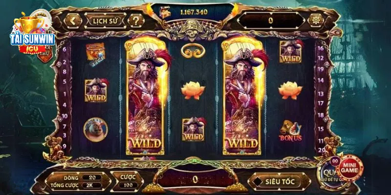 Pirate King Sunwin - Truy Tìm Kho Báu Trong Tựa Game Nổ Hũ 3 Chi tiết luật chơi của tựa game pirate king sunwin