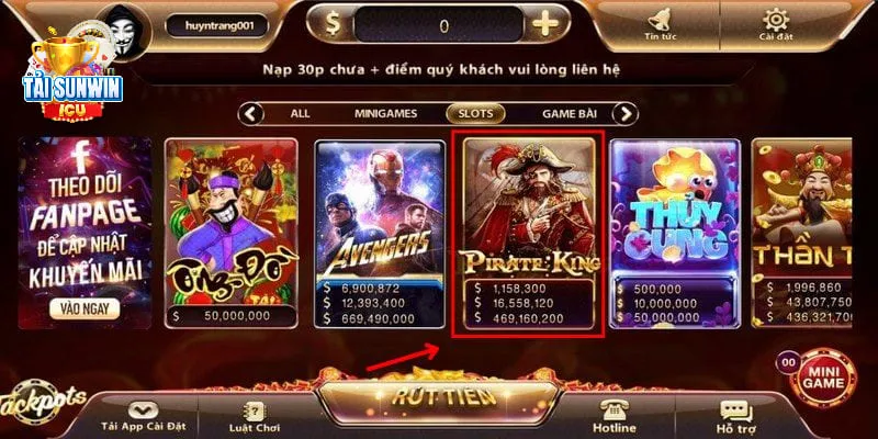 Pirate King Sunwin - Truy Tìm Kho Báu Trong Tựa Game Nổ Hũ 2 Giới thiệu chung về tựa game pirate king sunwin